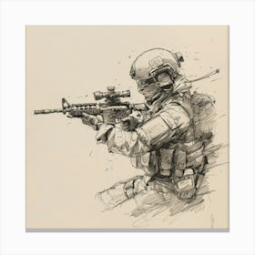 Sniper 3 Canvas Print