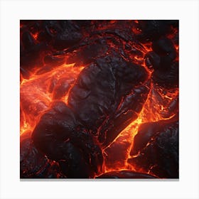 Lava liquid Canvas Print