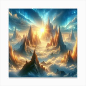 Sky And Clouds 6 Canvas Print