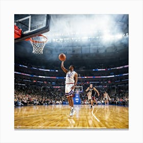 Ball Basketball Game Court People Championship Basketball Court Basket Player Sport Play (3) Canvas Print