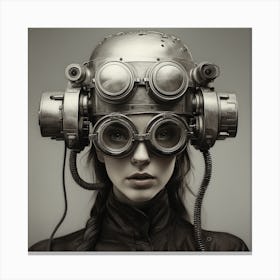 Steampunk Girl 12 Canvas Print