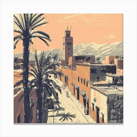 Marrakech, Morocco 1 Canvas Print