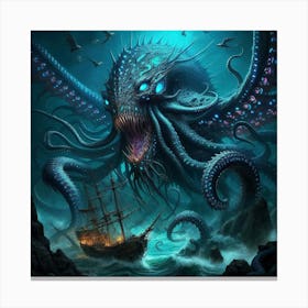 Octopus 2 Canvas Print