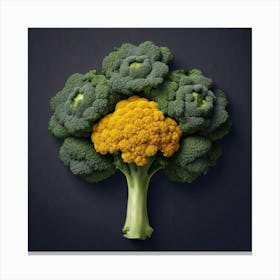 Florets Of Cauliflower 3 Canvas Print