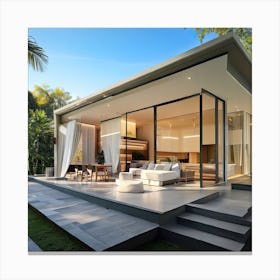 3D Home Art Design Canvas Print