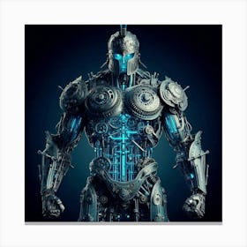 Robot Warrior 1 Canvas Print