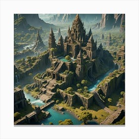 Extinct Civilization Canvas Print