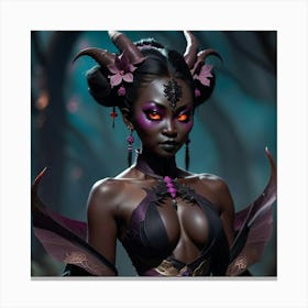 Demon Girl Canvas Print