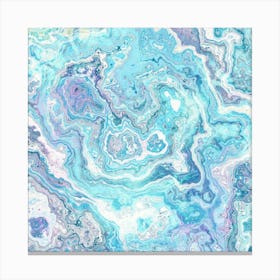 Blue And Purple Marble Stampe su tela