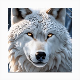 White Wolf 2 Canvas Print