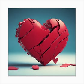 Broken Heart Canvas Print