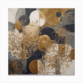 Abstract Gold Canvas Print