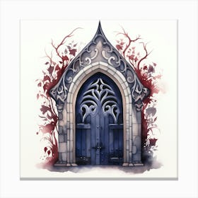 Gothic Door Canvas Print