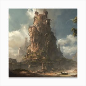 Fantasy Castle 107 Canvas Print