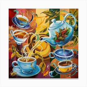 Tea Art 183 Canvas Print