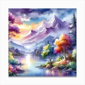 Landscape Painting 224 Canvas Print