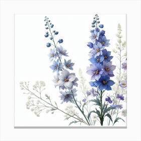 Flower of Delphinium 3 Canvas Print