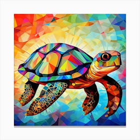 Turtle Painting 1 Canvas Print