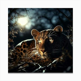 Wild Animal Creative Portrait 190 Canvas Print