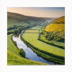 Valley Of The Dales Canvas Print