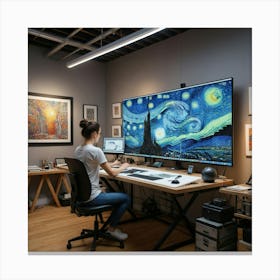 Starry Night Canvas Print