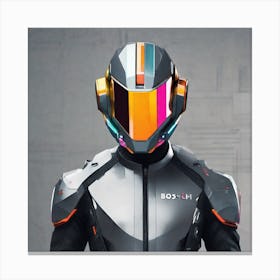 Futuristic Space Suit 3 Canvas Print