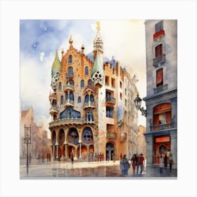 Barcelona 1 Canvas Print