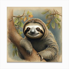 Sloth 49 Canvas Print