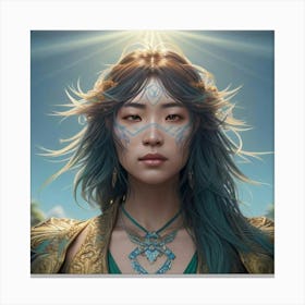 Chinese Woman Canvas Print