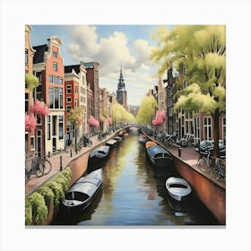 Amsterdam Canals 3 Canvas Print