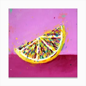 Lemon Slice Canvas Print