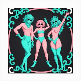 Sexy Girls 7 Canvas Print