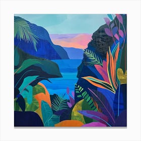 Abstract Travel Collection Papua New Guinea 3 Canvas Print