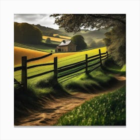 Country Road 33 Canvas Print