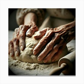 Grandmom's Hands Canvas Print