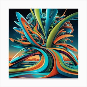 Abstract Tree Canvas Print