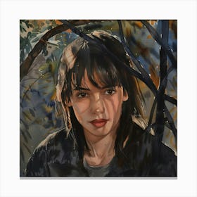 Portrait Of A Girl Canvas Print