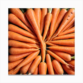 Carrots In A Circle 22 Canvas Print