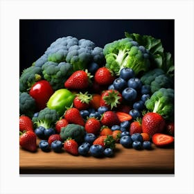 Healthy Eating Canvas Print