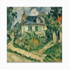 Cézanne'S House Canvas Print