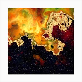 100 Nebulas in Space with Stars Abstract n.049 Canvas Print