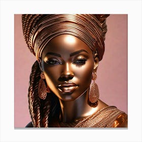 African Beauty Canvas Print