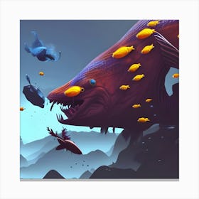 Fish In The Sea Canvas Print