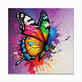 Colorful Butterfly 68 Canvas Print