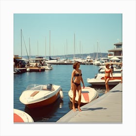 The Old Marina ~Reimagined 130 Canvas Print