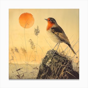 Birds. The Poem Of The Fluttering Seasons [鳥たち: 羽ばたく季節の詩] (X) Canvas Print