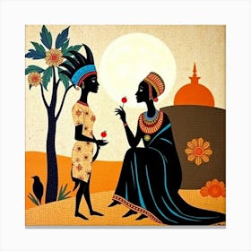 Egyptian Woman Canvas Print