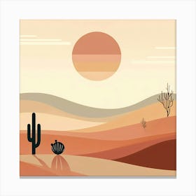 Desert Landscape 4 Canvas Print