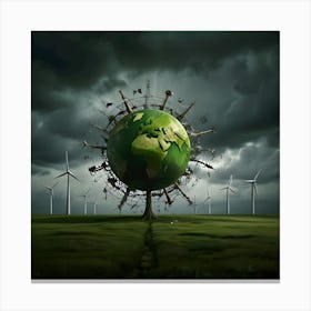 The Balance of Nature and Industry Canvas Print