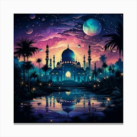 Islamic Mosque 8 Canvas Print